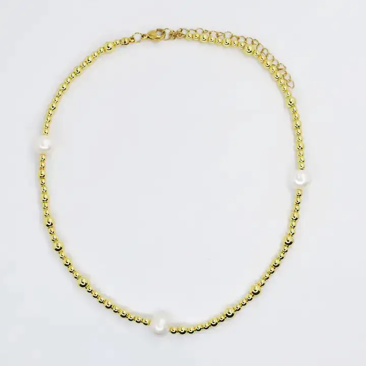 Modern Pearl Statement Necklace