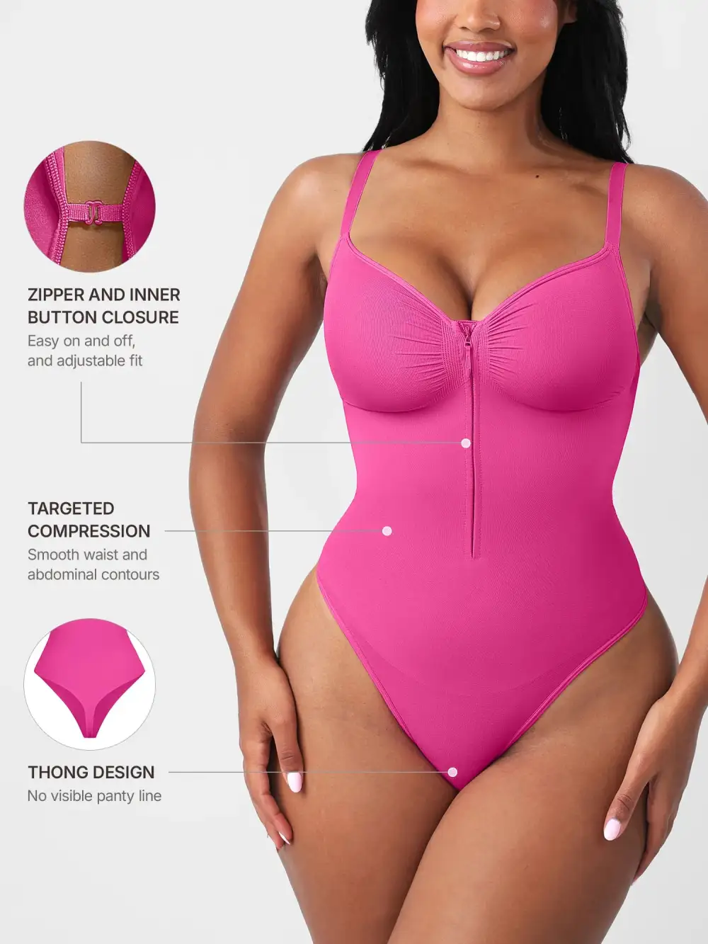 Supportive Finish Shaping Bodysuit