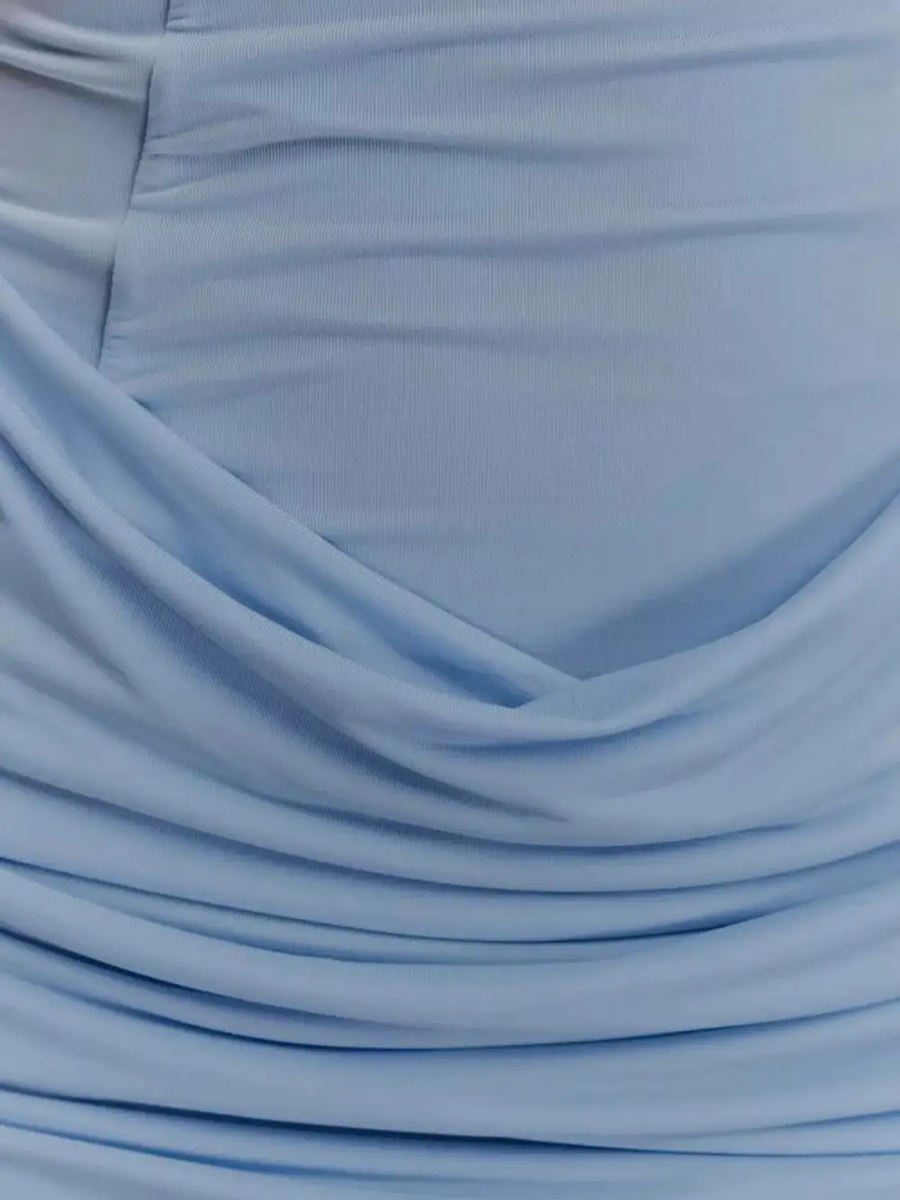 Textured Detail Ruched Mini Dress