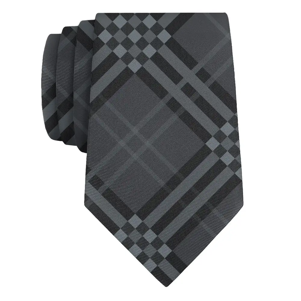 Refined Plaid Expression Necktie