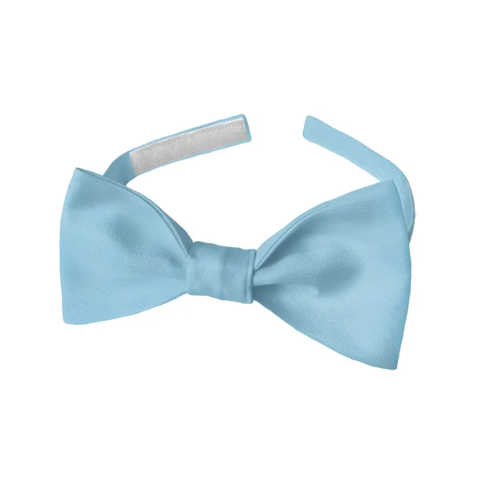 Sleek Solid Pattern Bow Tie