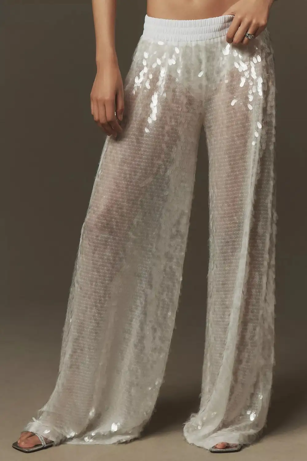 Sequin Sparkling Casual Pants