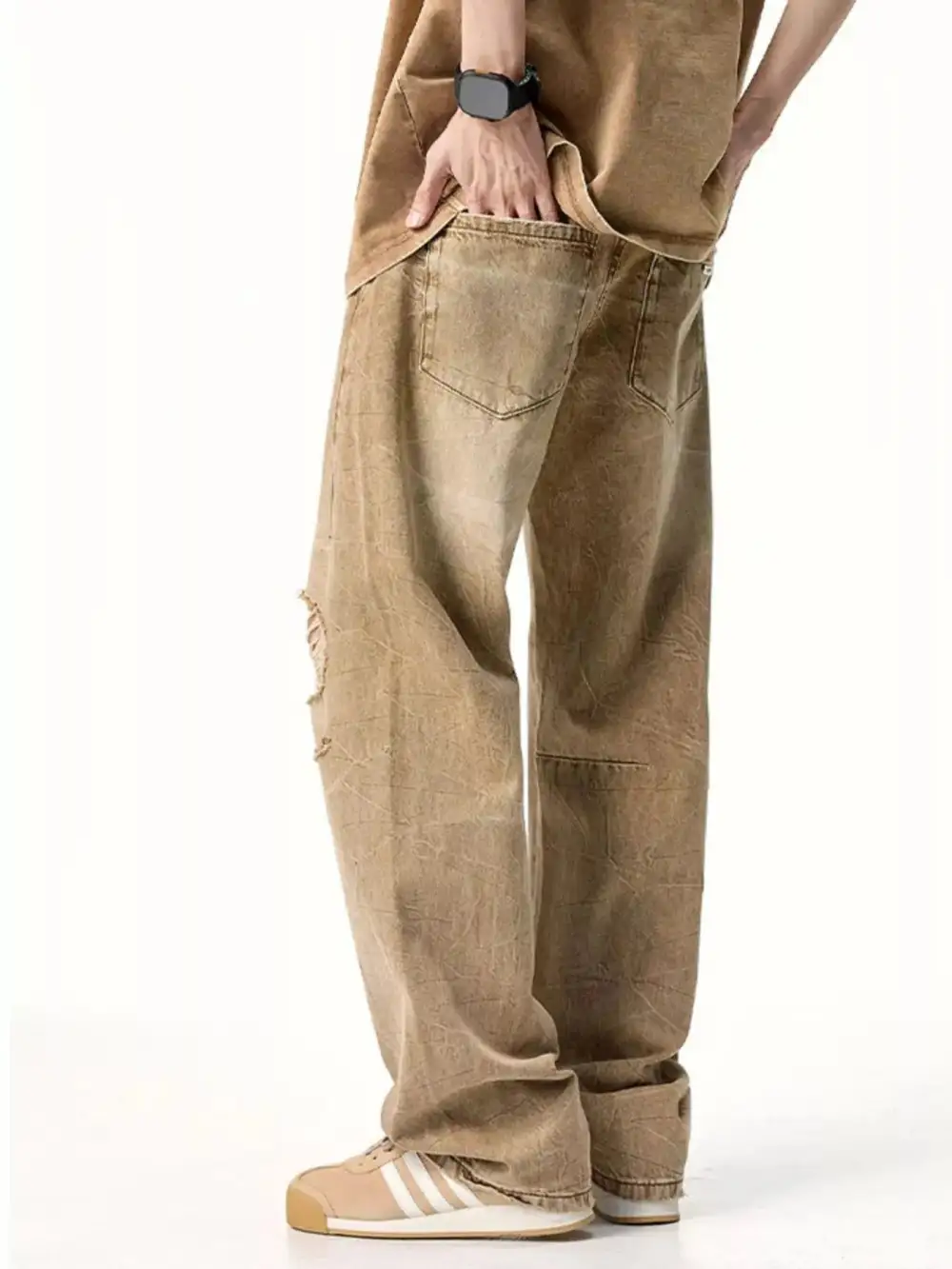 Relaxed Distressed Relaxed Fit Jeans