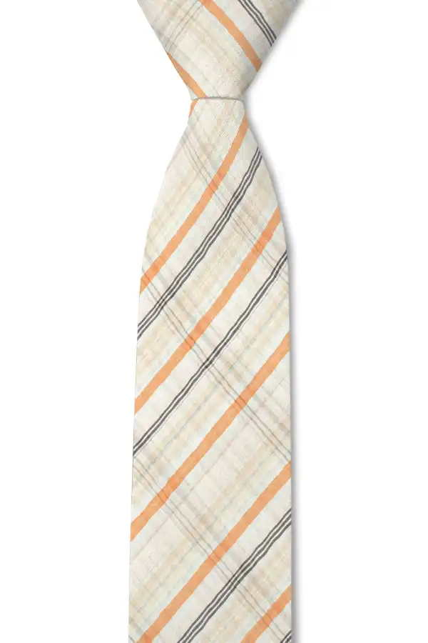 Dapper Striped Pattern Necktie