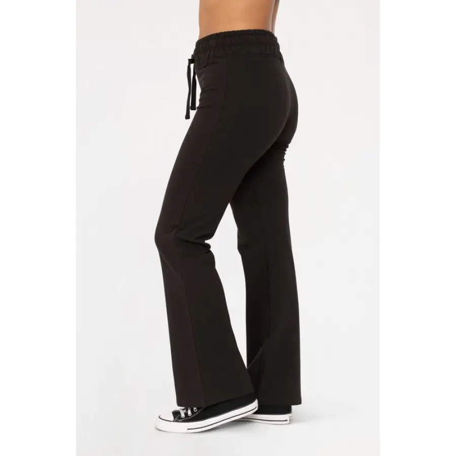 Drawstring Flared Pants