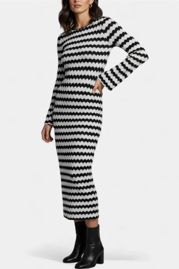 Striped Maxi Dress