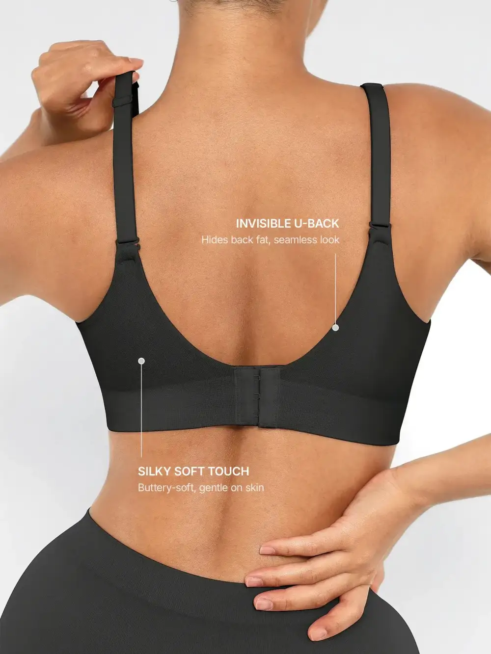 Seamless Wireless Support Bra