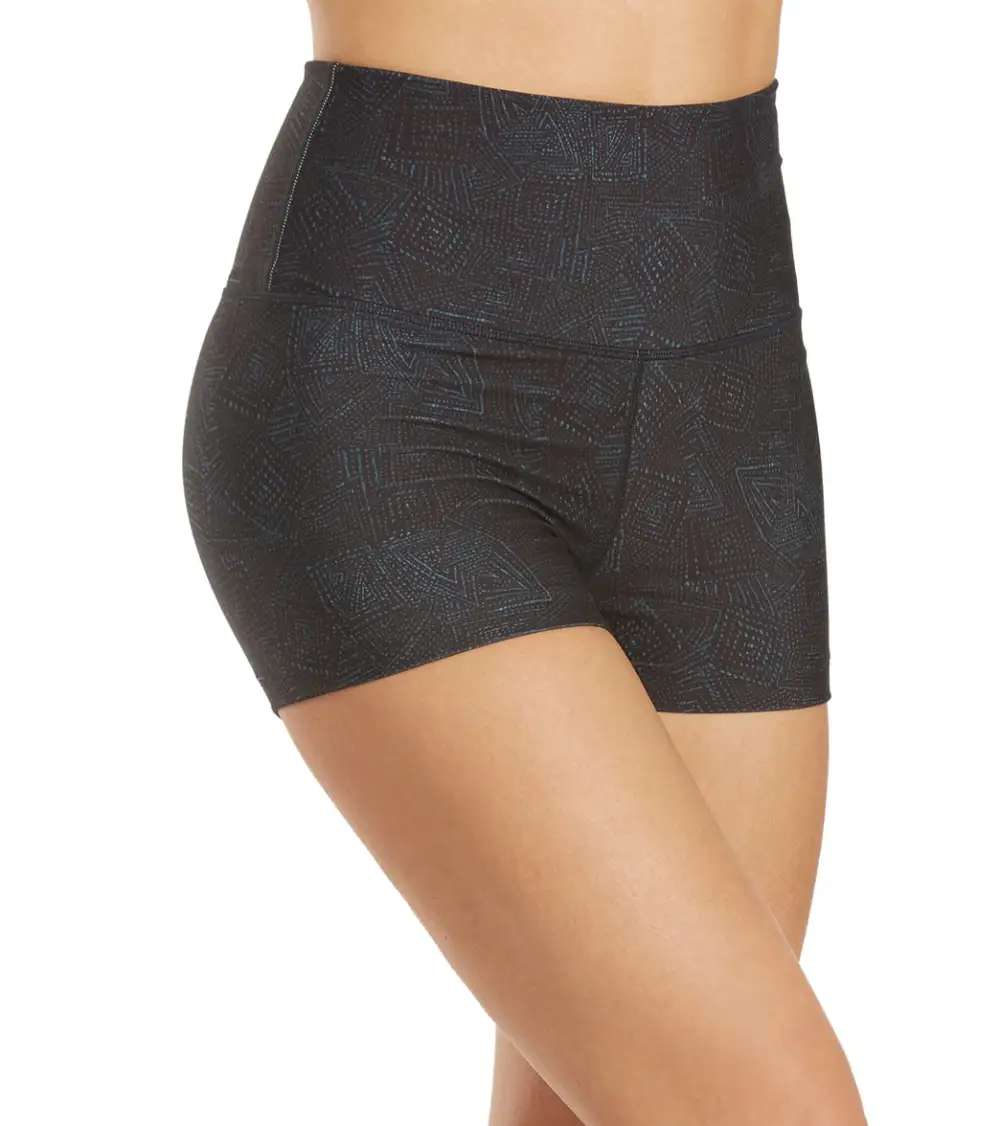 Tribal Print Hot Yoga Shorts