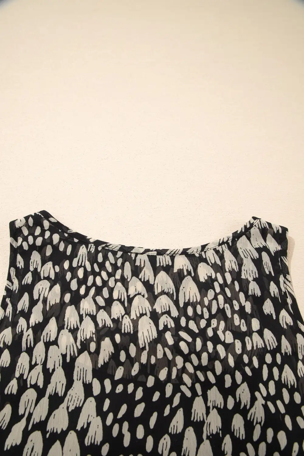 Printed Sleeveless Maxi Dress
