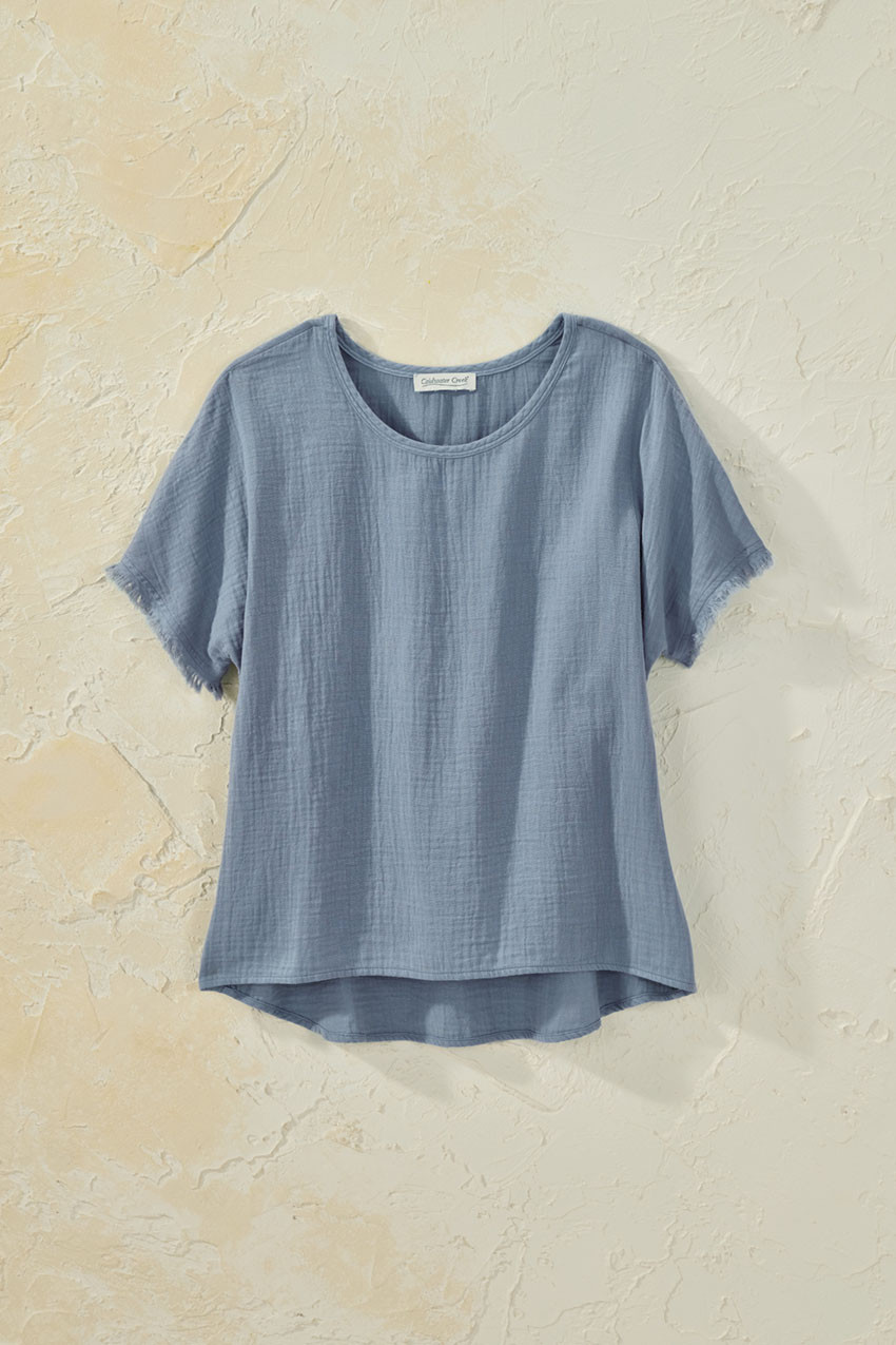 Summer Breeze Gauze Dolman Top