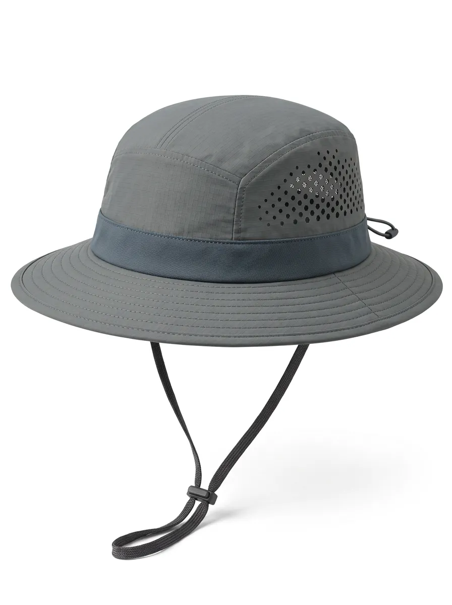 Vented Mesh Printed Bucket Hat