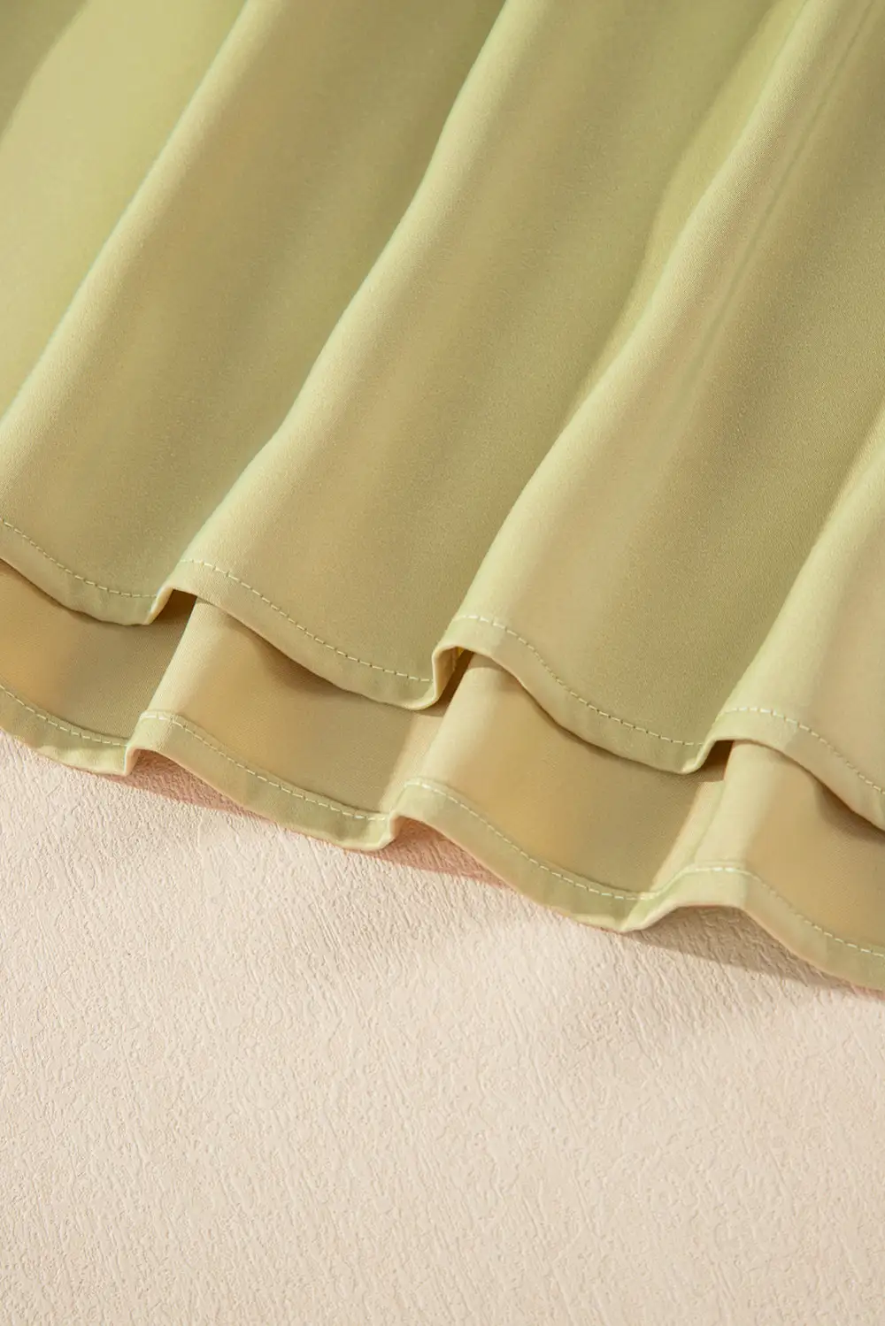 V Neck Puff Sleeve Maxi Dress