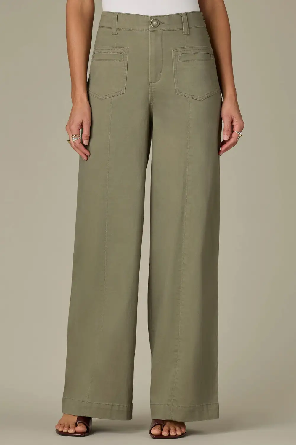 Spade Pocket Wide Leg Pants