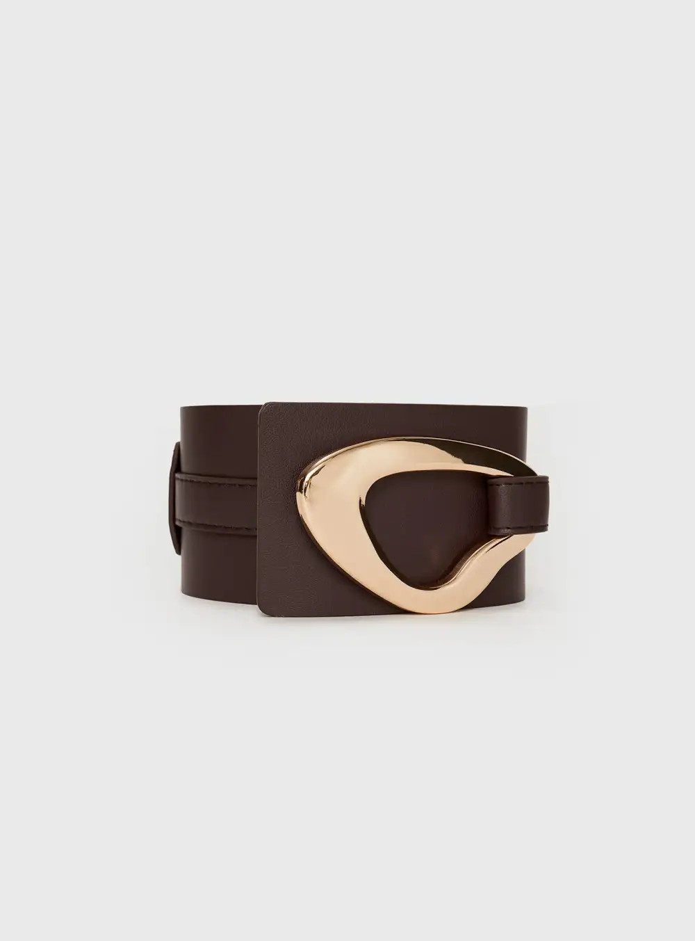 Street Ready Buckle Faux Leather Belt