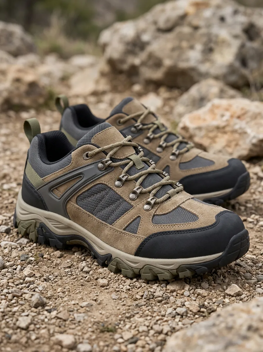 Women's Suede Mesh Outdoor Shoes