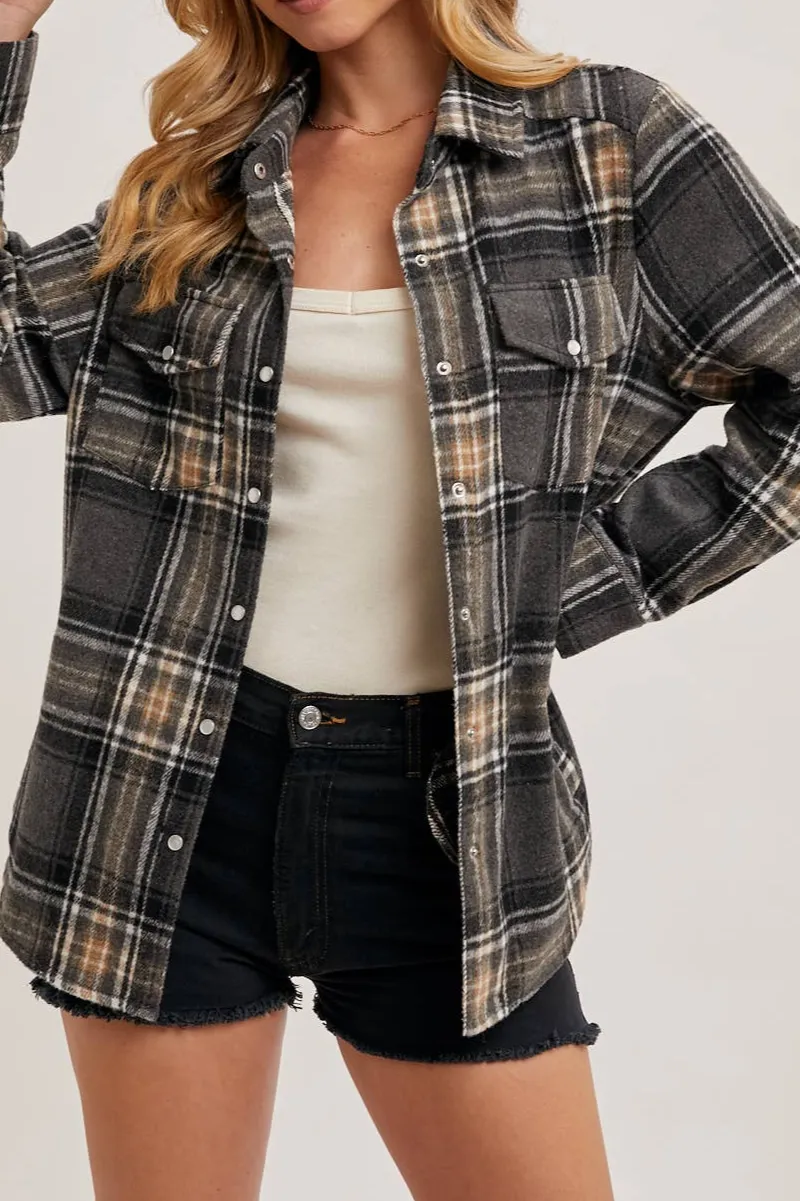 Bri Plaid Button Down