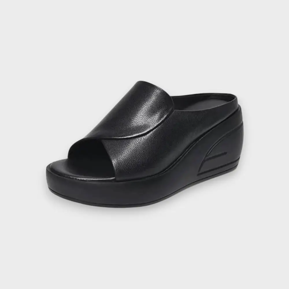 Platform Wedge Supportive Heeled Sandals