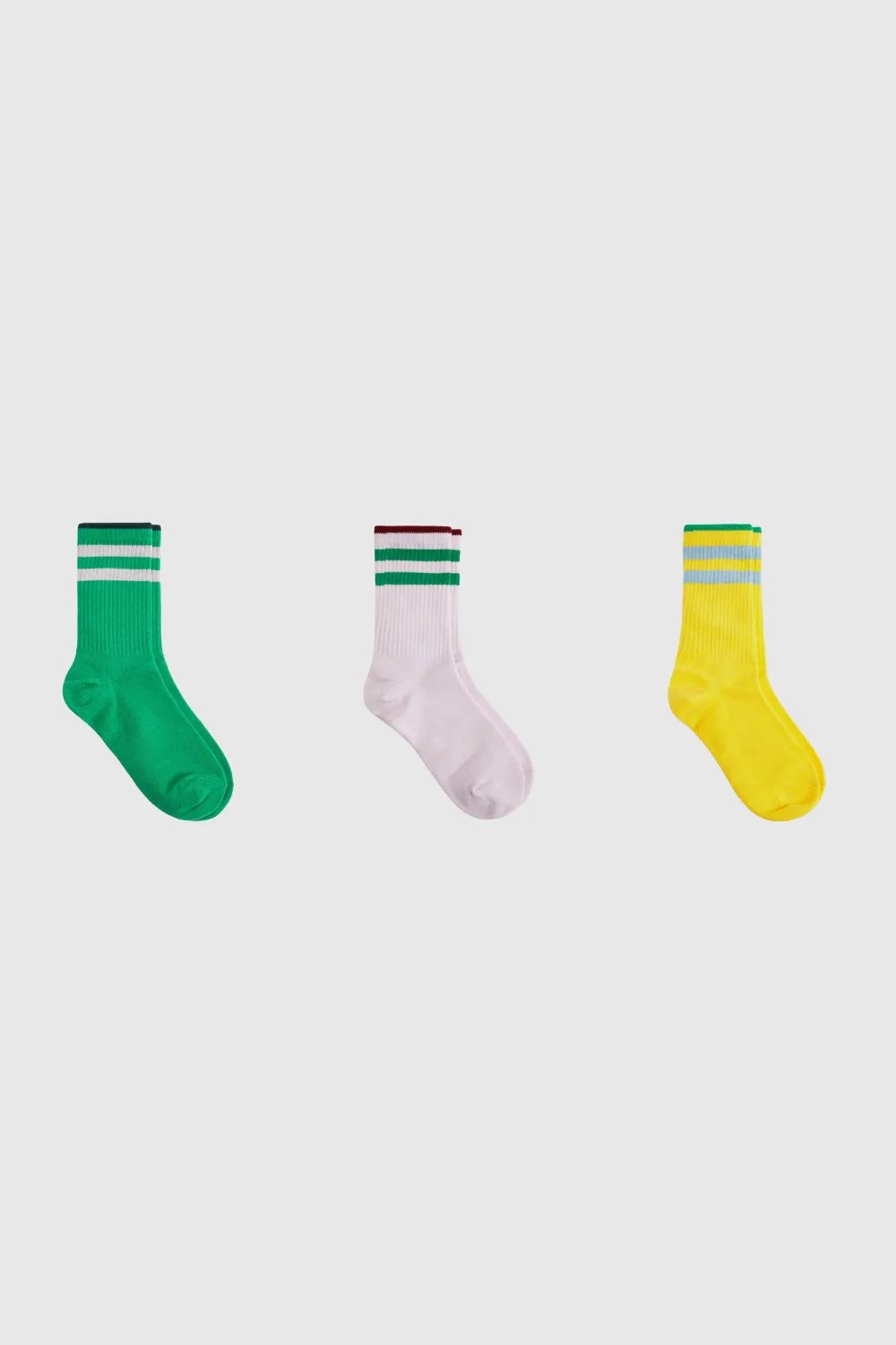 Varsity Stripe Socks - Three Pack