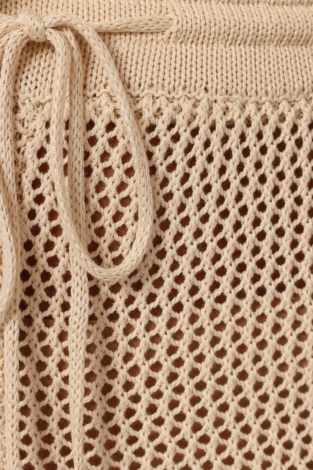 MESH TEXTURED PANTS KNIT PANT