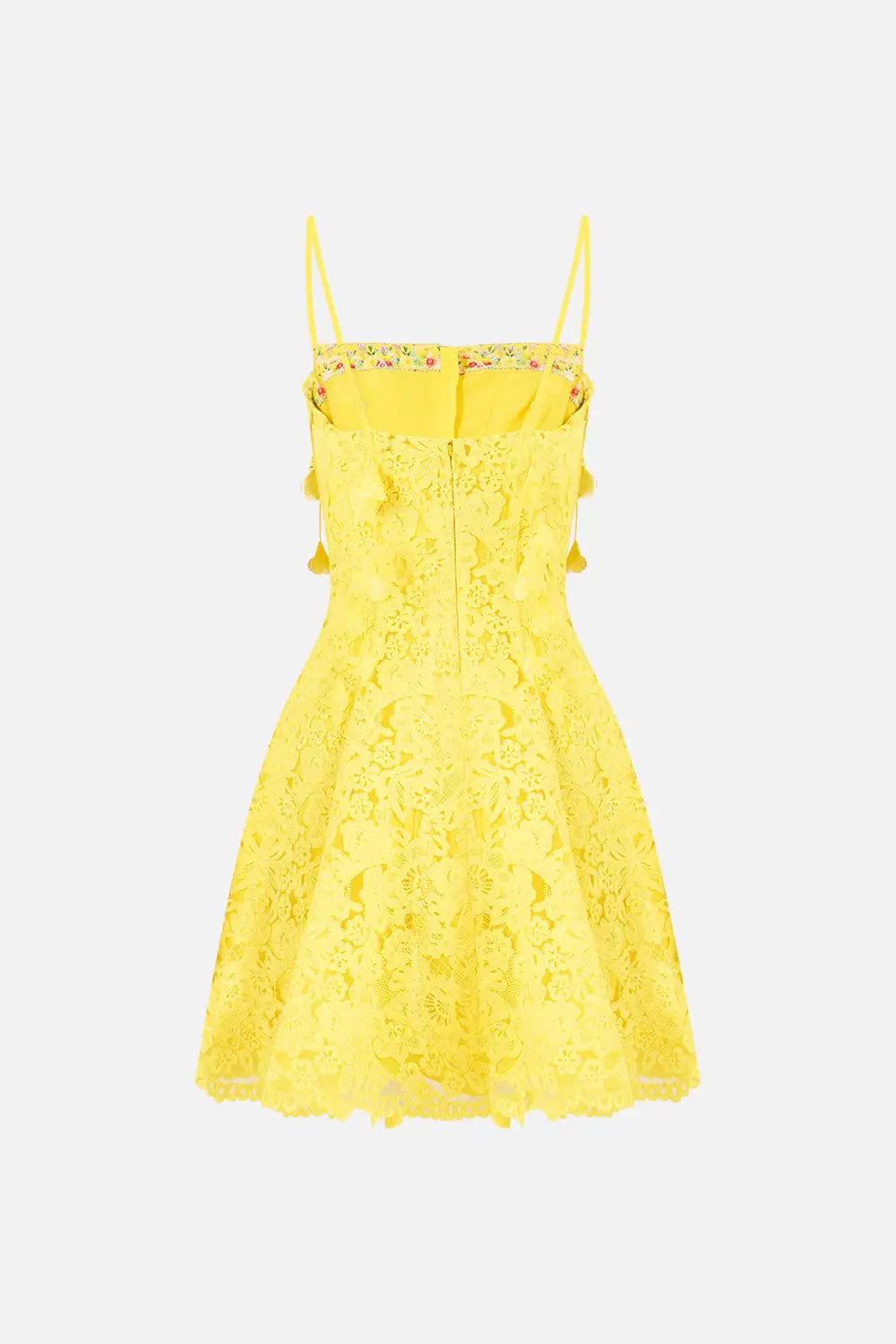 Relaxed Corset Dress with Short Flared Skirt