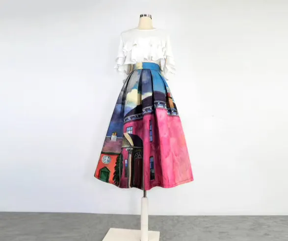 Neat Layering Everyday Casual Skirt