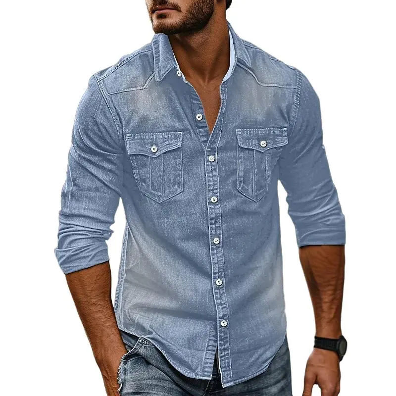 Washed Utility Pocket Shirt