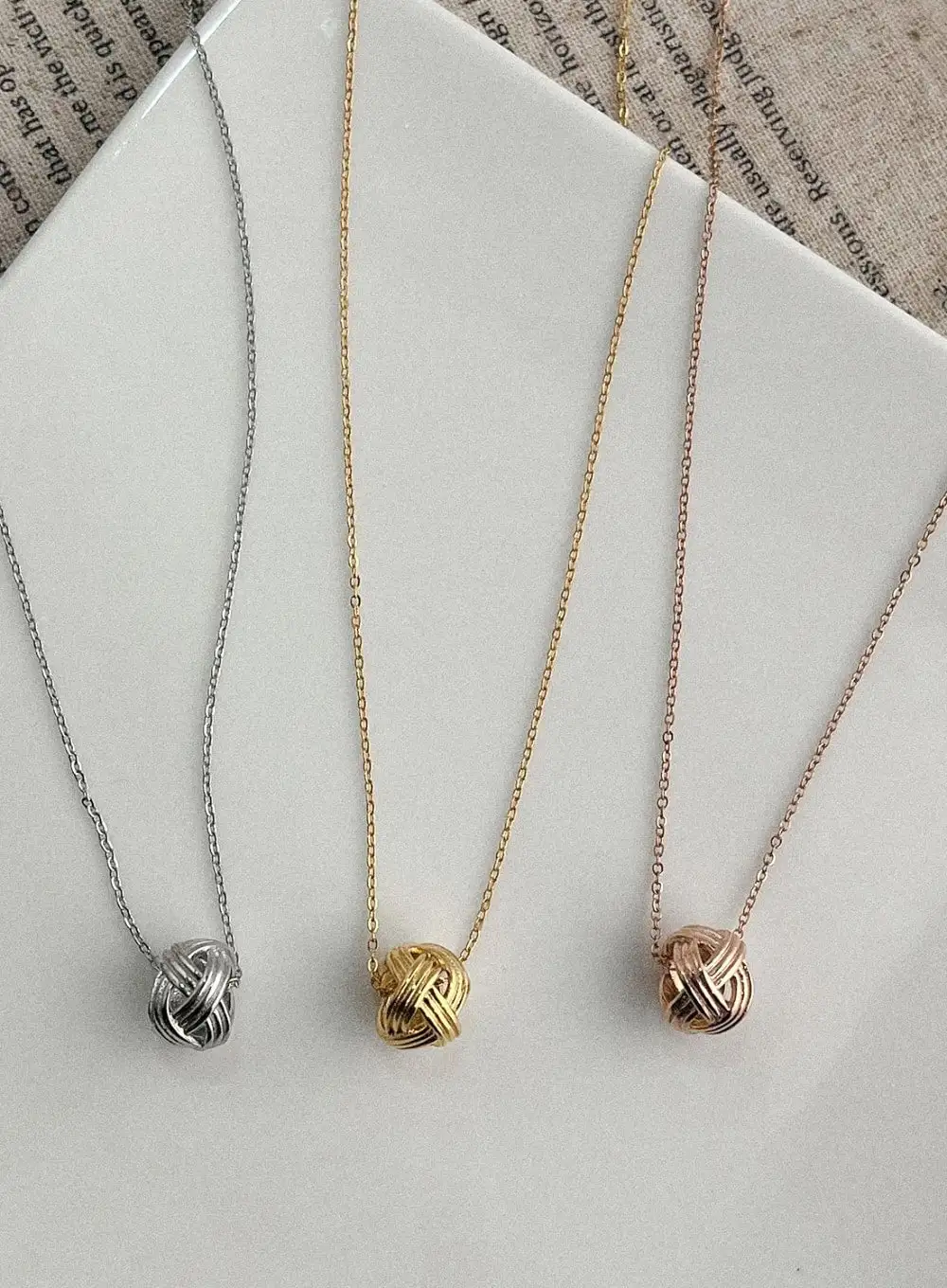 Of Thread Necklace