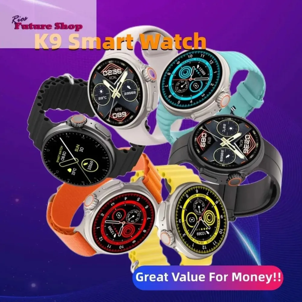 New K9 Smart Watch 1.39 Round Screen, NFC