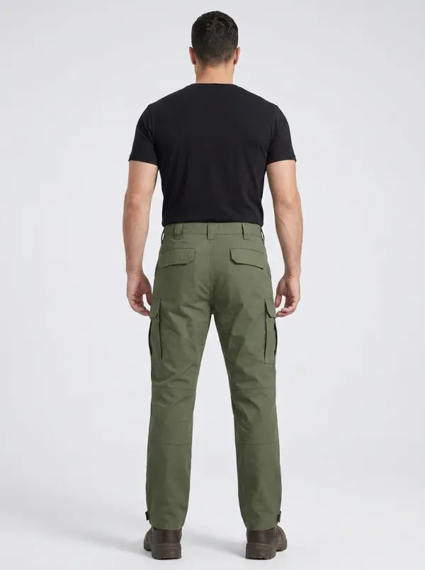 Minimal Outdoor-Look Men's Multi-Pocket Waterproof Tactical Cargo Pants
