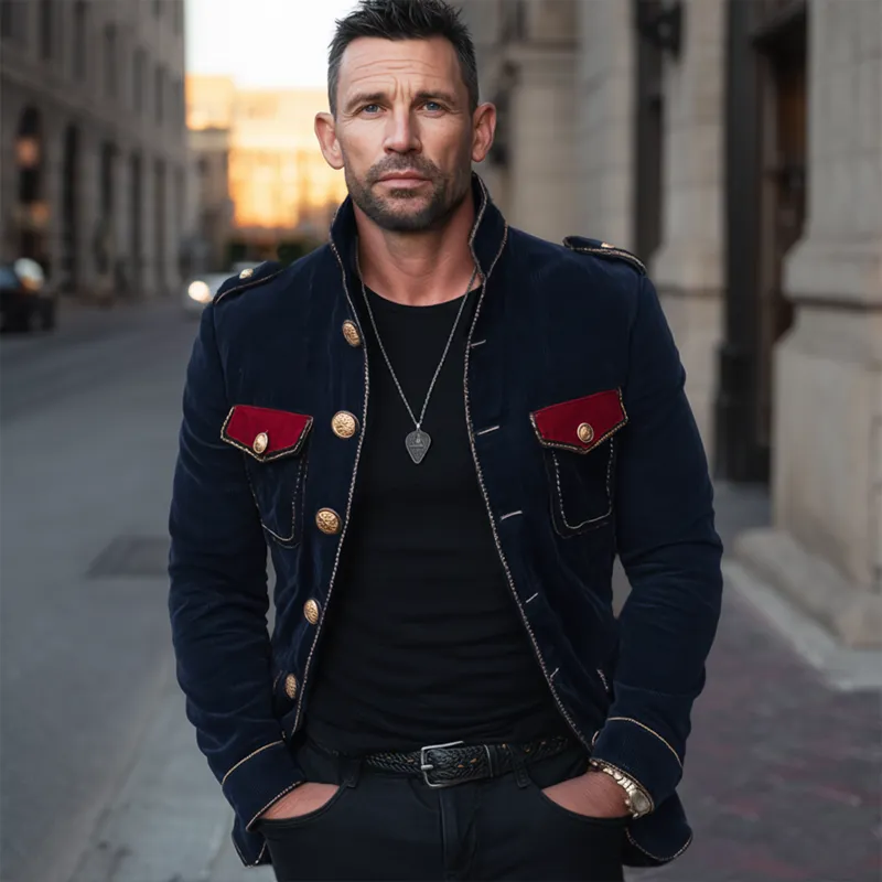 Velvet Tailored Zip Jacket