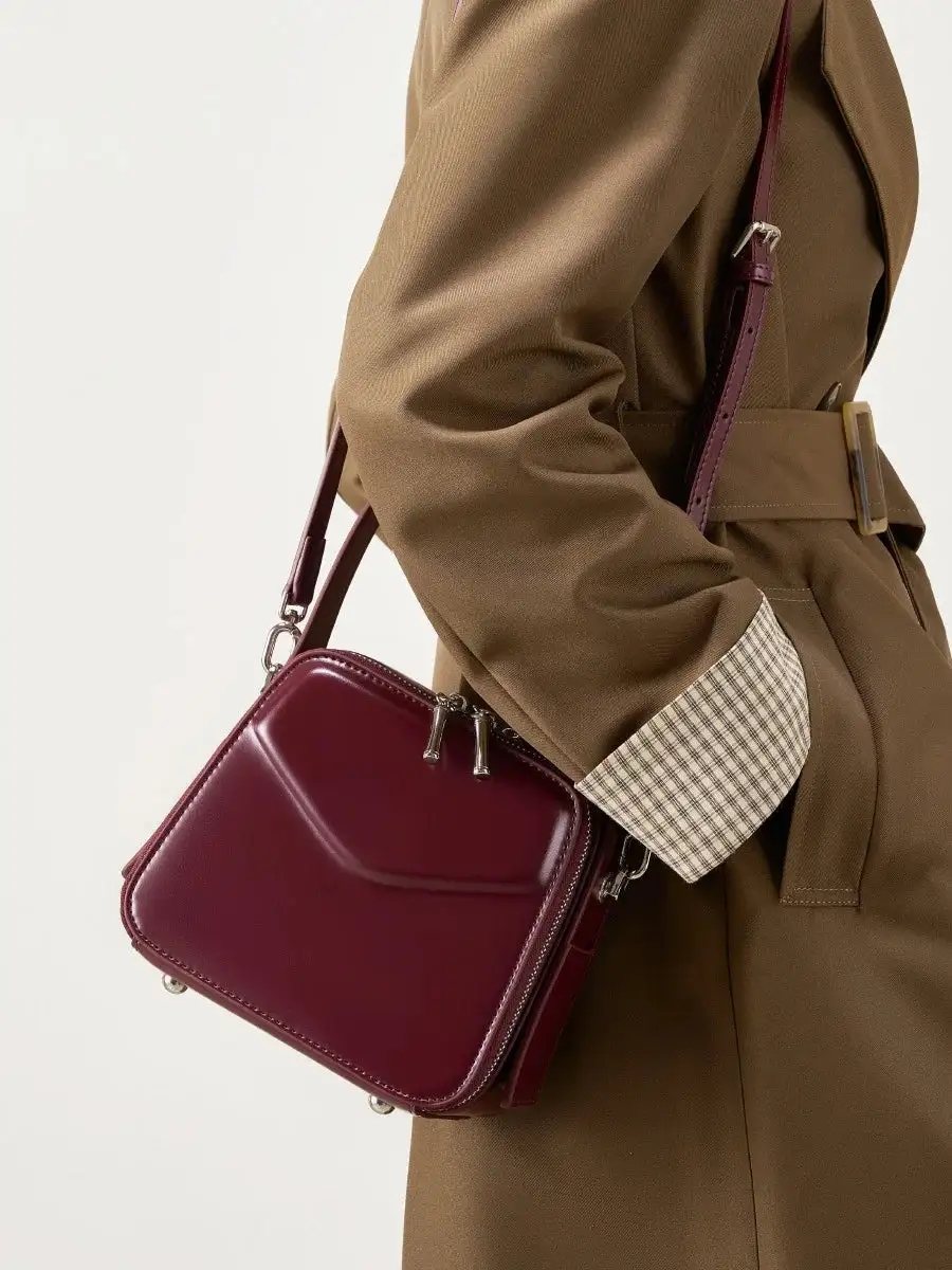 Fashion-Forward Genuine Leather Satchel Soft