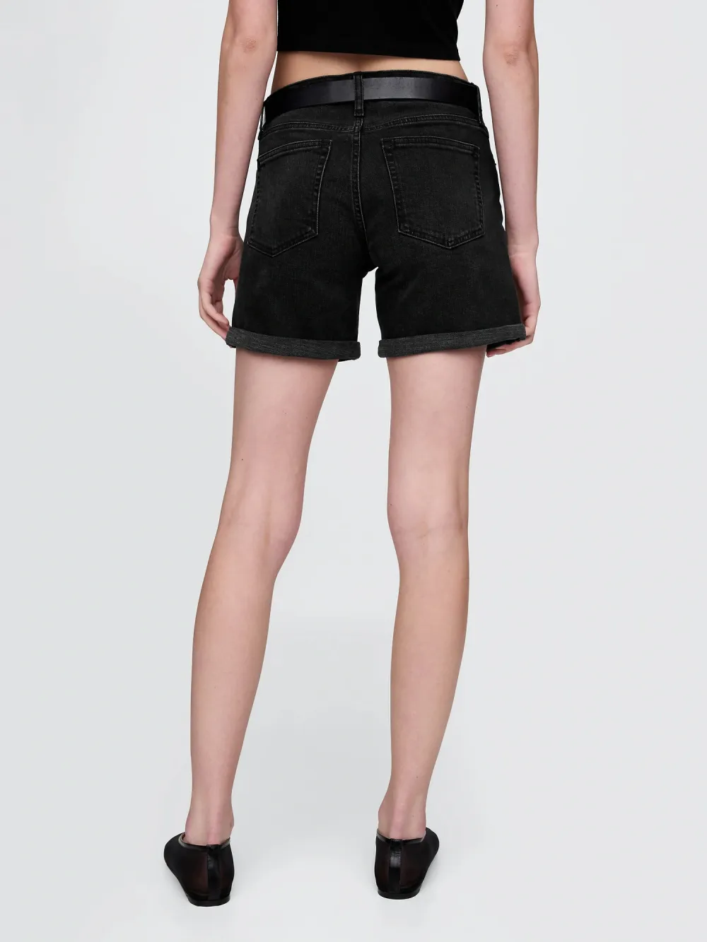 Curled Retro Shorts