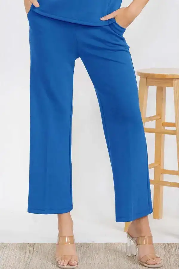 Cropped Modal Knit Pants