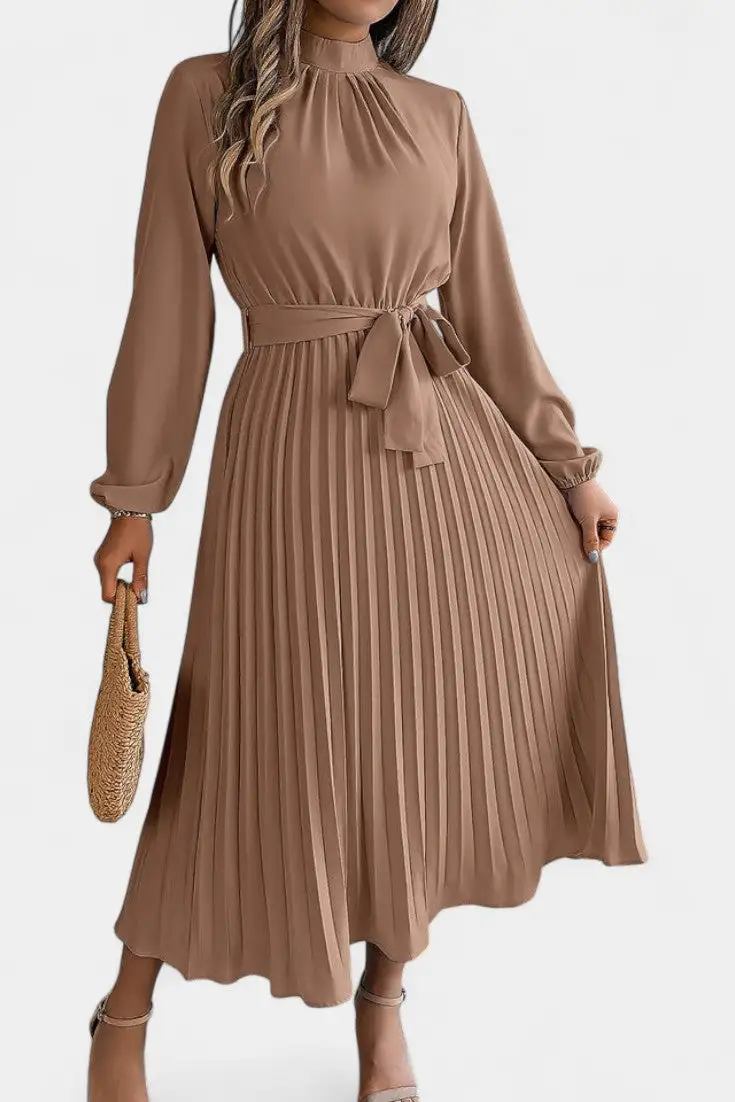 Pleated Casual Dress
