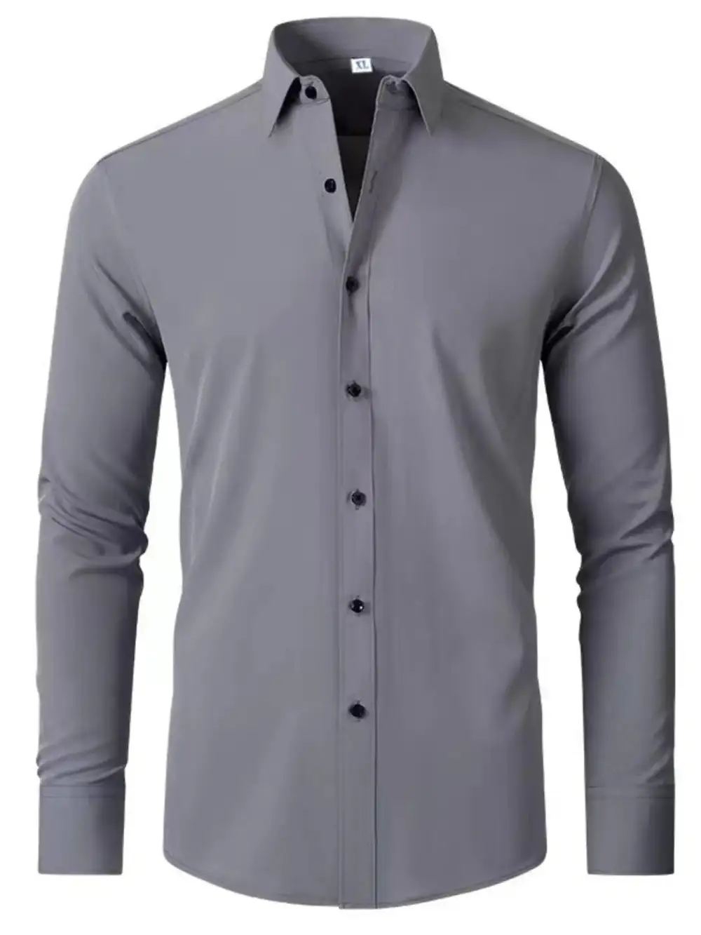 Classic Distinctive Long-Sleeve Button-Up Shirt