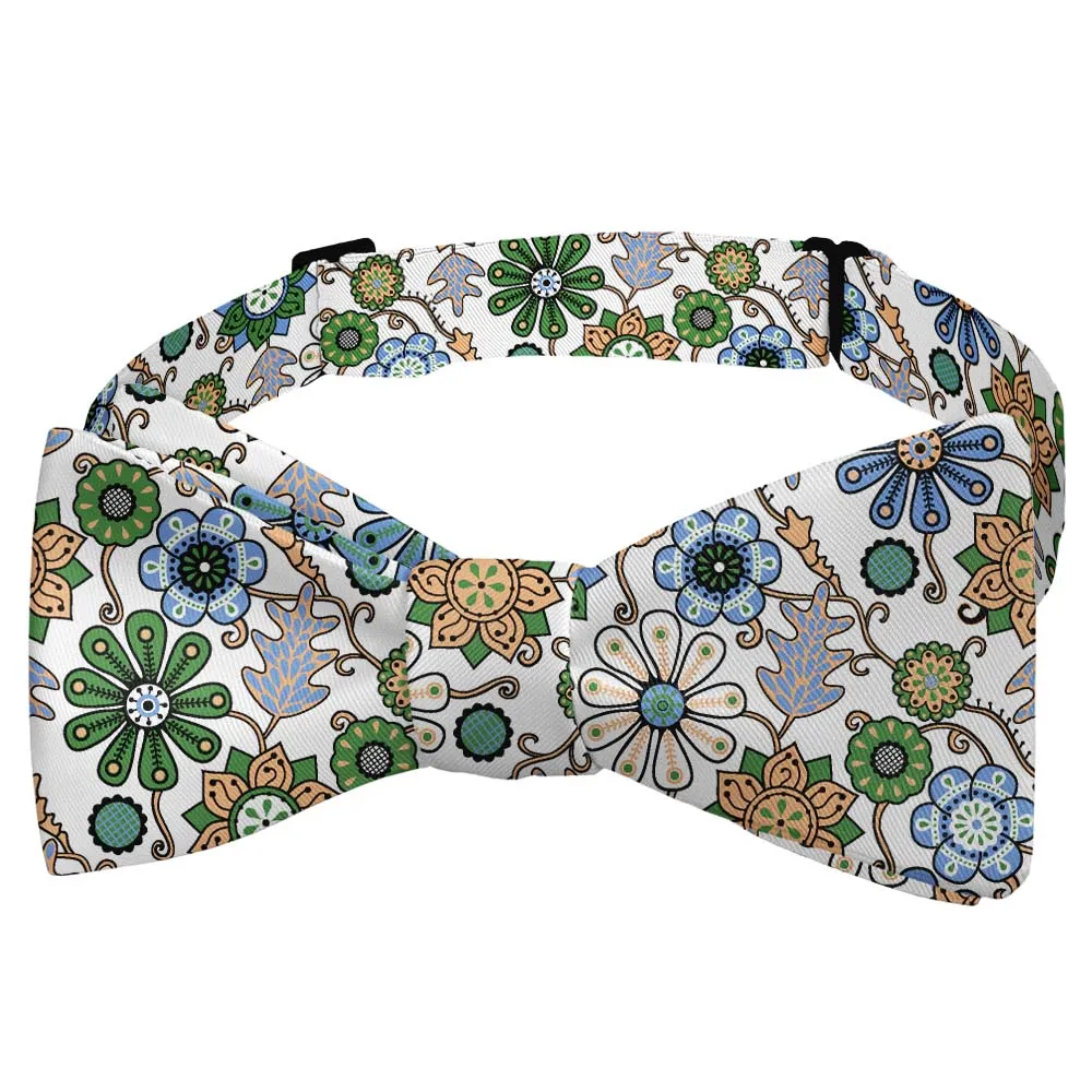 Rural Floral Motif Bow Tie