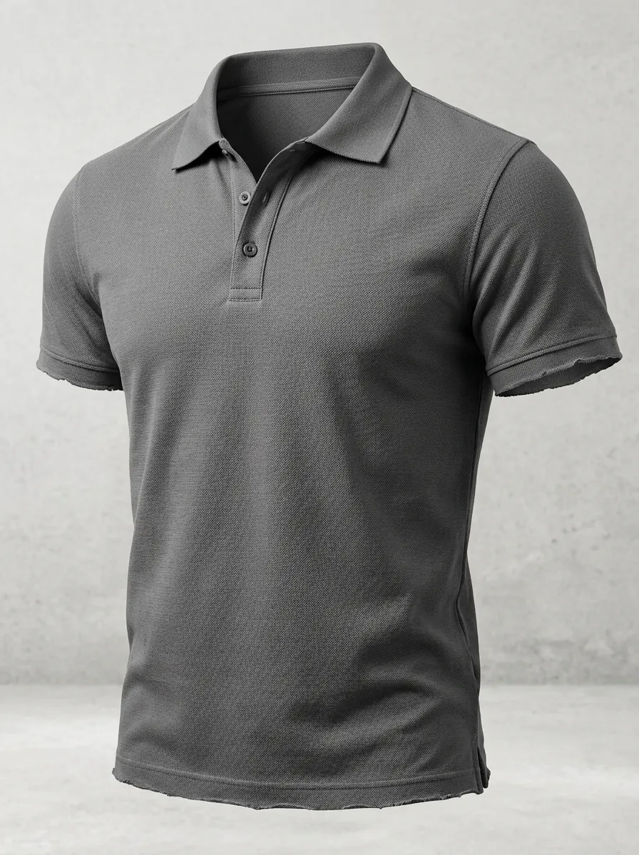Modern Structured Men's Polo Shirt