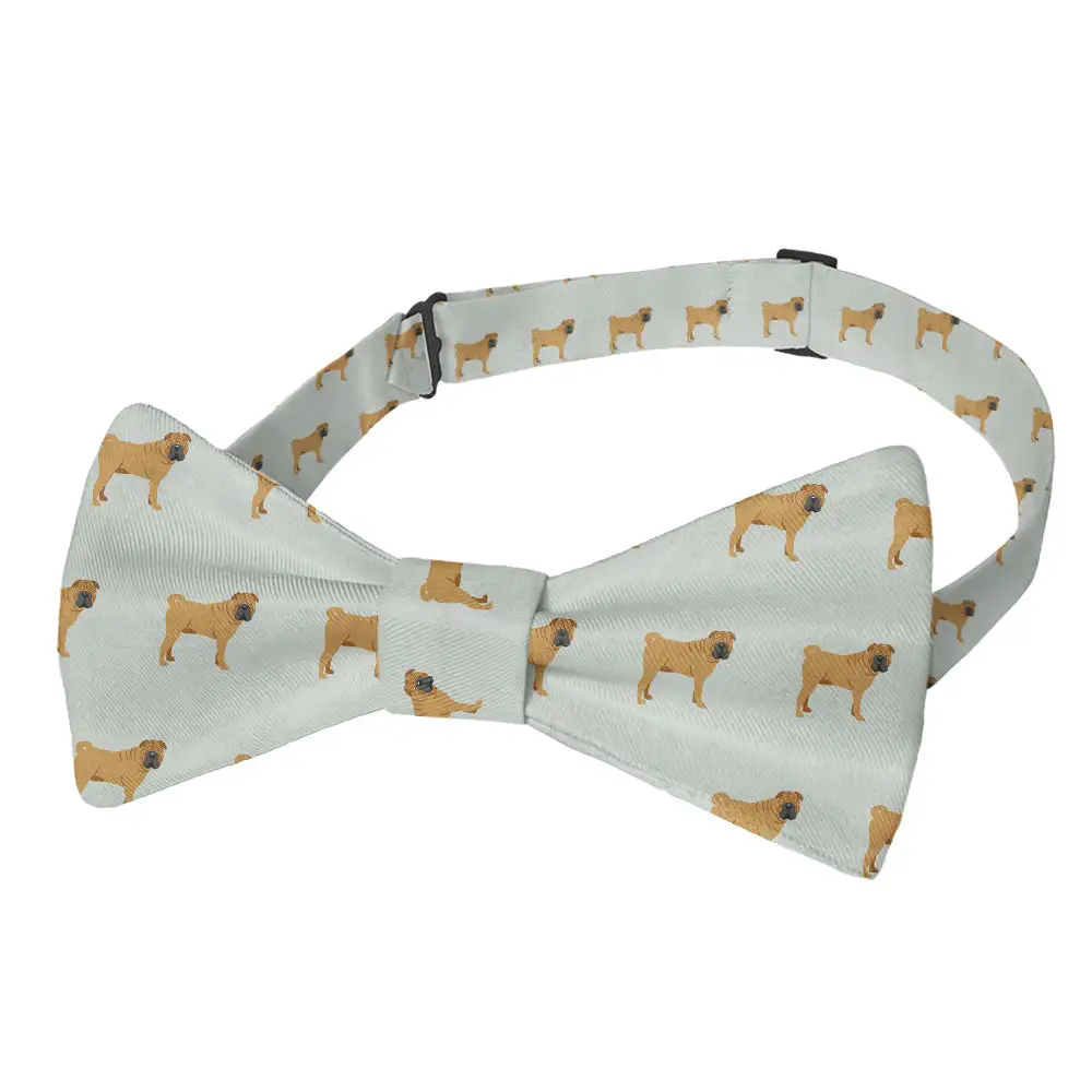 Shar Pei Pattern Bow Tie
