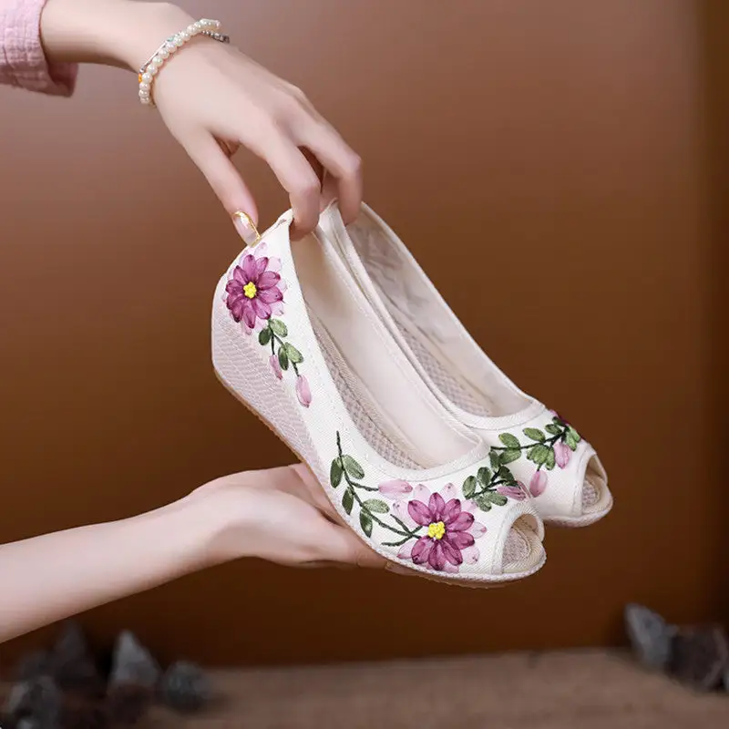 Low Profile Wedge Sandals