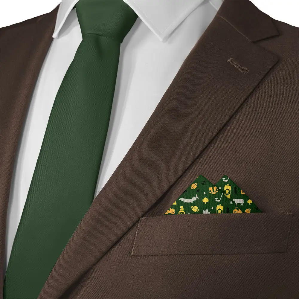 Neat Elevated Suit Pocket Square