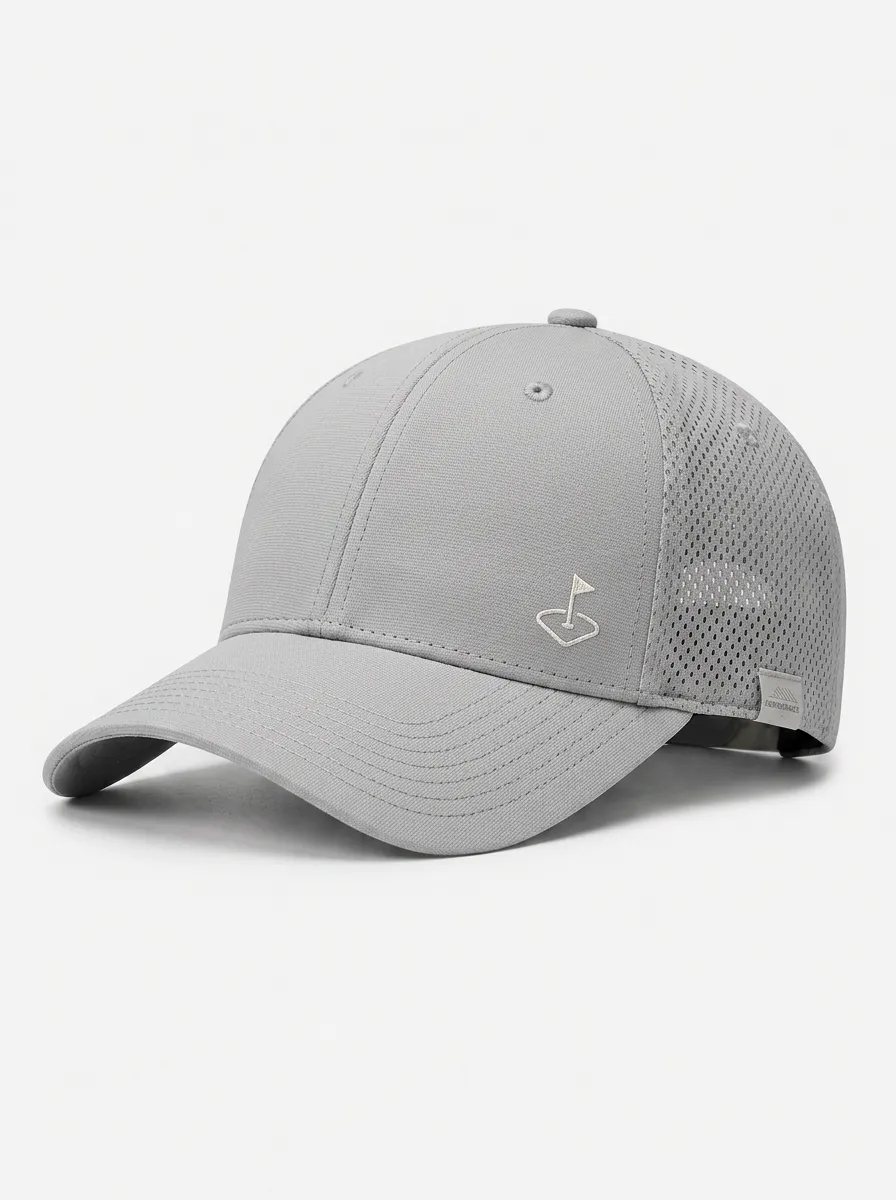 Unisex Equestrian Horse Riding Embroidery Mesh Cap