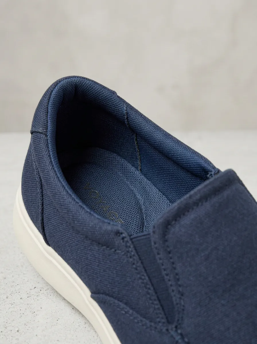 Practical Graphic Outdoor Look Men's Stretch Canvas Shoes