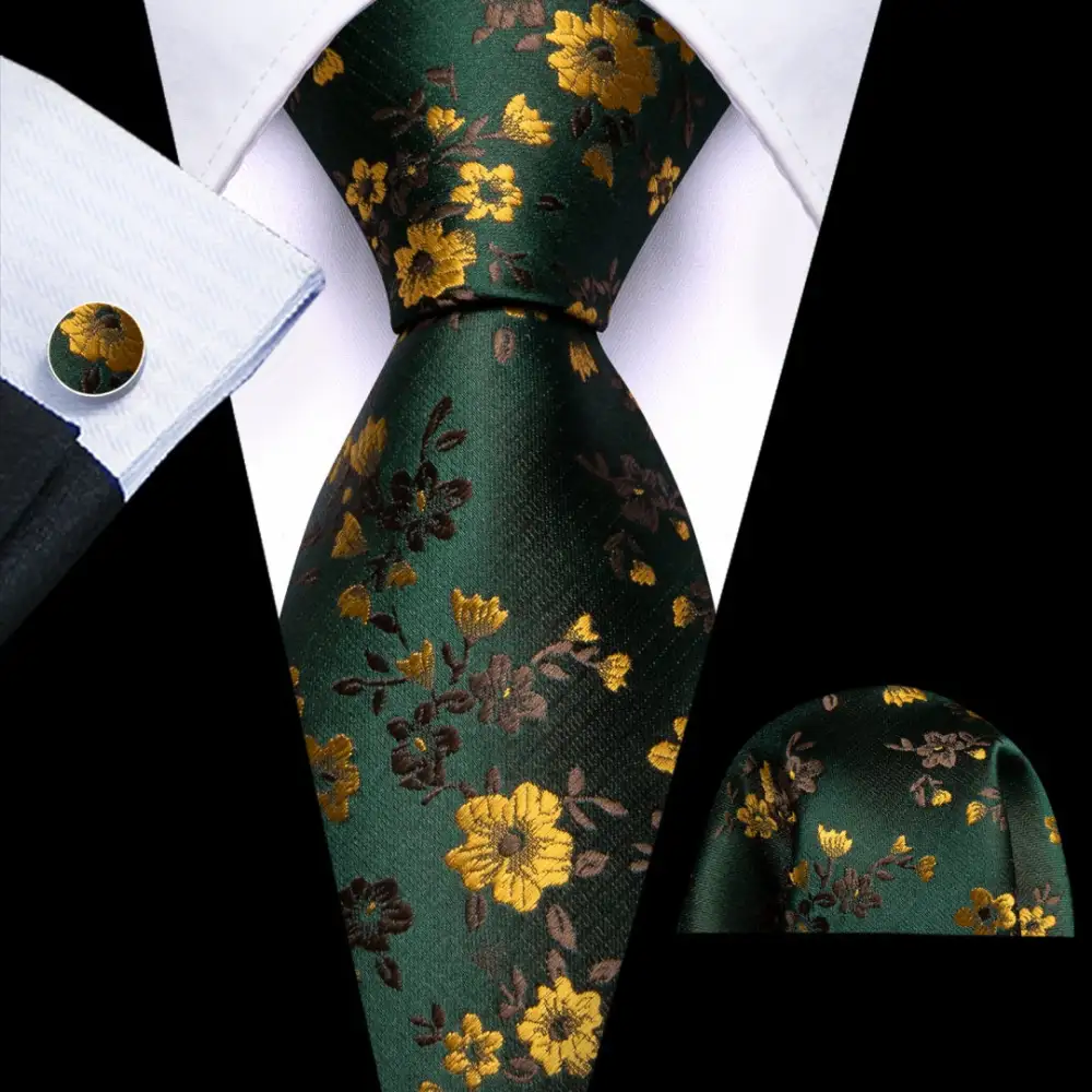 Floral Necktie Set