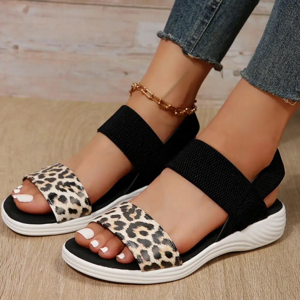 Classic Open-Toe Heeled Sandals