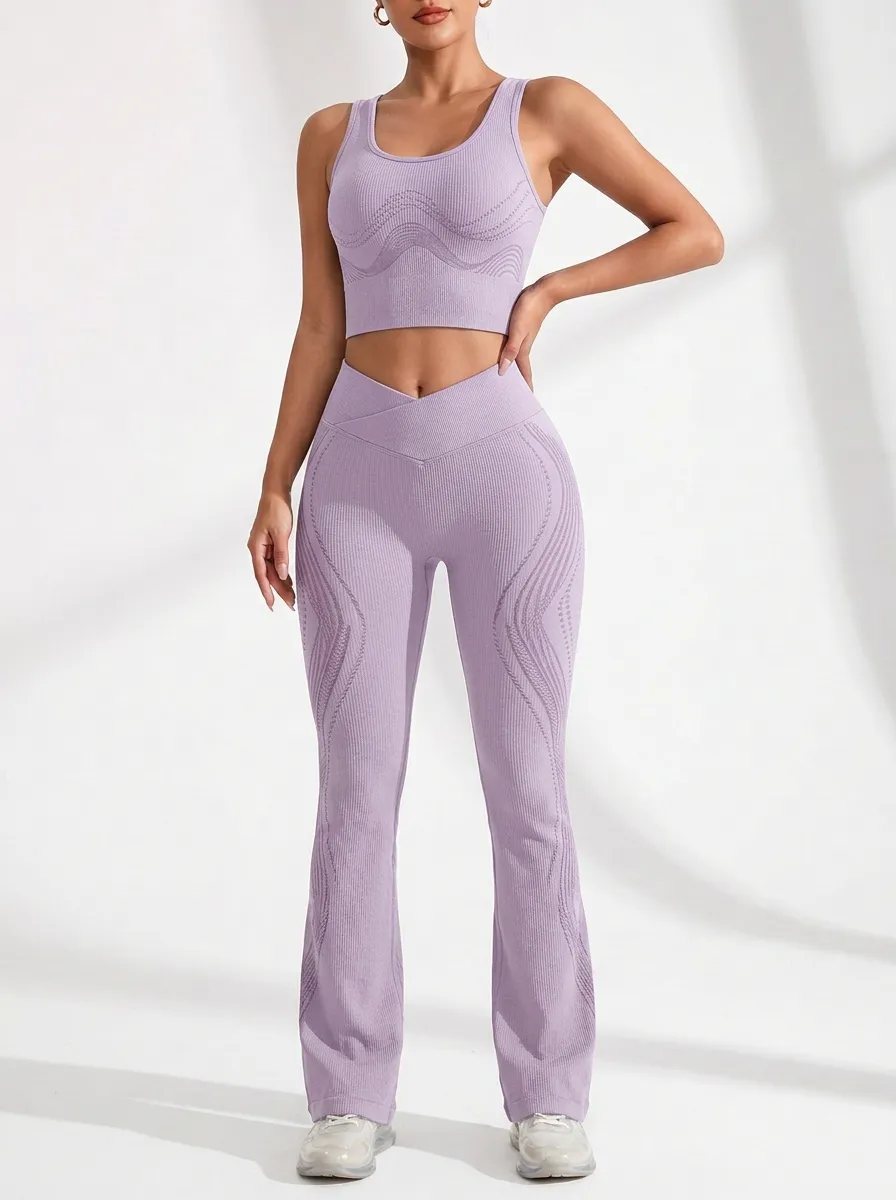 Ribbed Linework Flare Active Set