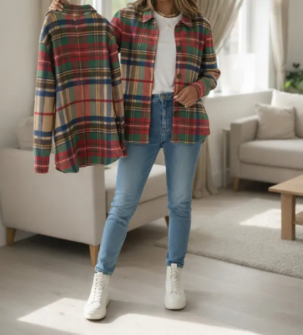 Checked Blouse