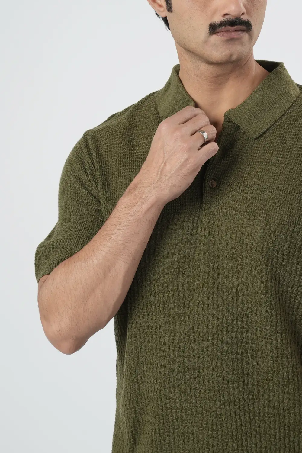 Men's Comfortable Clean Polo T-Shirt