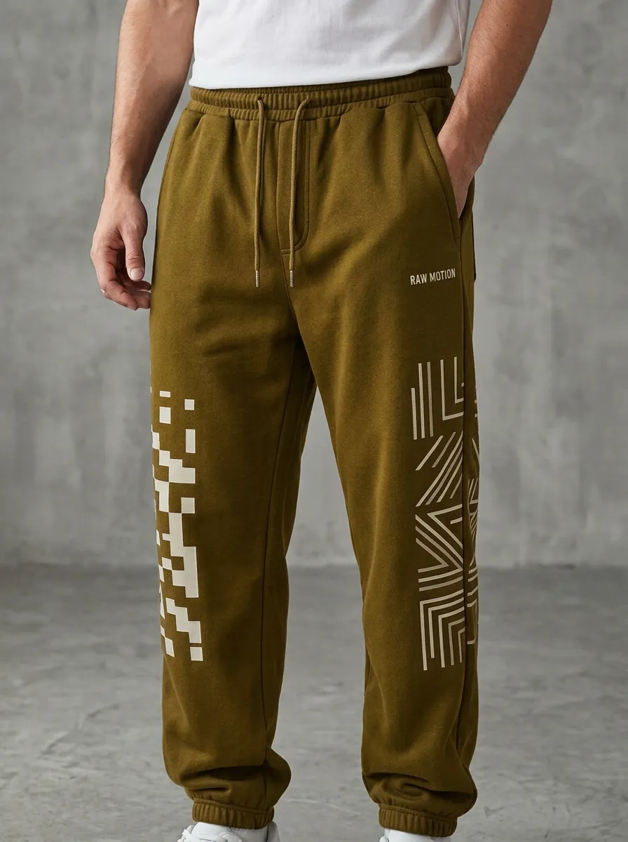Sweatpants Geometric Pixel Men's Sweatpants