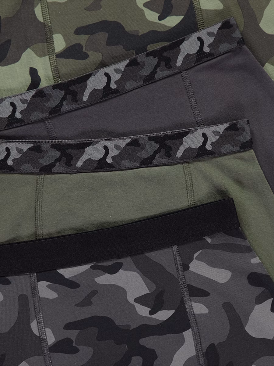 Camouflage Trunks 5 Pack detail 1