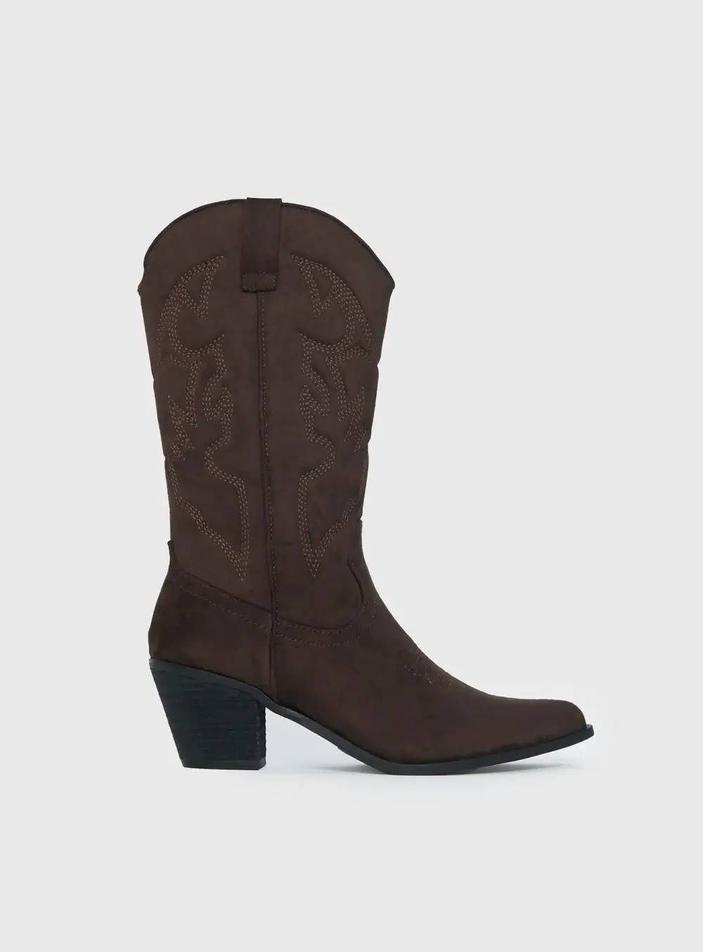 Lounge Stacked Heel Boots